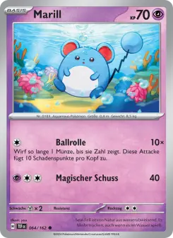 Pokémon-Karte Marill 064/162