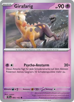 Pokémon-Karte Girafarig 066/162