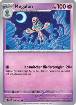 Pokémon-Karte Megalon 074/162