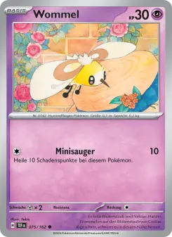 Pokémon-Karte Wommel 075/162