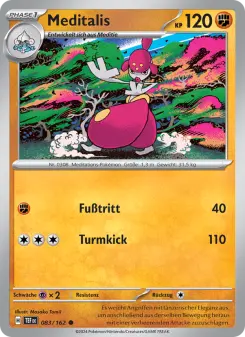 Pokémon-Karte Meditalis 083/162