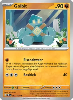 Pokémon-Karte Golbit 087/162