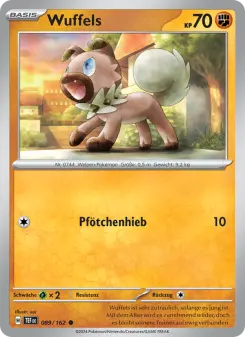 Pokémon-Karte Wuffels 089/162