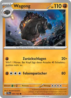 Pokémon-Karte Wagong 094/162