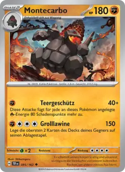 Pokémon-Karte Montecarbo 095/162