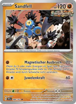 Pokémon-Karte Sandfell 098/162