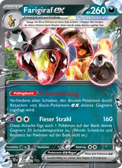 Pokémon-Karte Farigiraf-ex 108/162