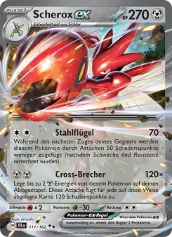 Pokémon-Karte Scherox-ex 111/162