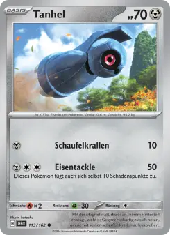 Pokémon-Karte Tanhel 113/162