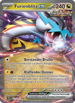 Pokémon-Karte Furienblitz-ex 123/162