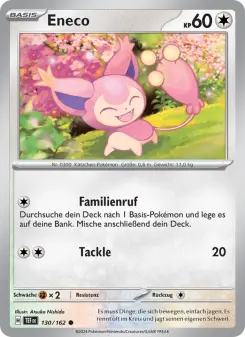 Pokémon-Karte Eneco 130/162