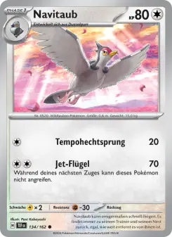 Pokémon-Karte Navitaub 134/162