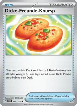 Pokémon-Karte Dicke-Freunde-Knursp 144/162