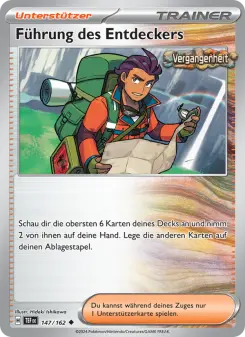 Pokémon-Karte Führung des Entdeckers 147/162
