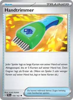 Pokémon-Karte Handtrimmer 150/162