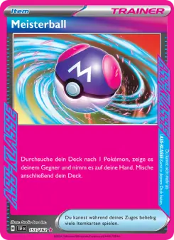 Pokémon-Karte Meisterball 153/162