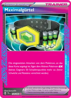 Pokémon-Karte Maximalgürtel 154/162