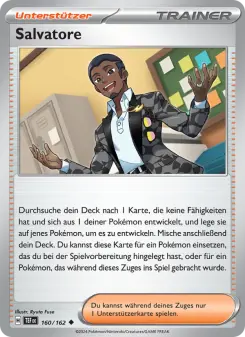 Pokémon-Karte Salvatore 160/162
