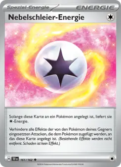 Pokémon-Karte Nebelschleier-Energie 161/162