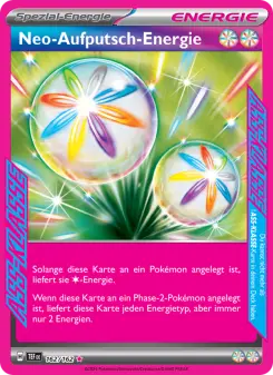Pokémon-Karte Neo-Aufputsch-Energie 162/162