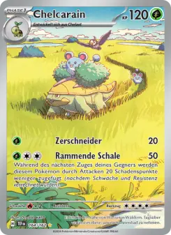 Pokémon-Karte Chelcarain 164/162