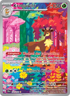 Pokémon-Karte Kronjuwild 166/162