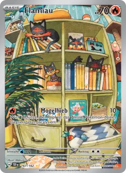 Pokémon-Karte Flamiau 167/162