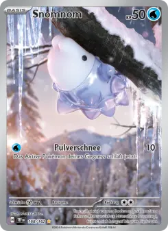 Pokémon-Karte Snomnom 168/162