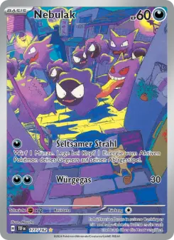 Pokémon-Karte Nebulak 177/162