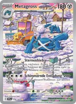 Pokémon-Karte Metagross 178/162