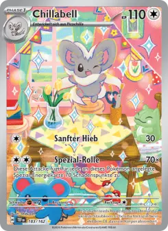 Pokémon-Karte Chillabell 183/162