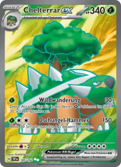 Pokémon-Karte Chelterrar-ex 185/162