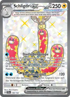 Pokémon-Karte Schligdri-ex 190/162
