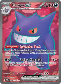 Pokémon-Karte Gengar-ex 193/162