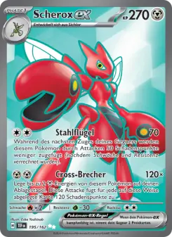 Pokémon-Karte Scherox-ex 195/162