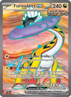 Pokémon-Karte Furienblitz-ex 196/162