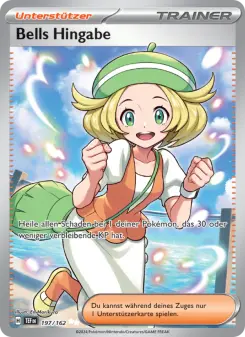 Pokémon-Karte Bells Hingabe 197/162