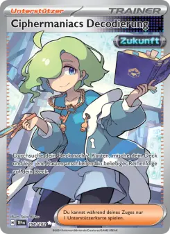 Pokémon-Karte Ciphermaniacs Decodierung 198/162