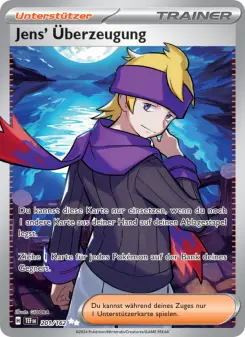 Pokémon-Karte Jens' Überzeugung 201/162