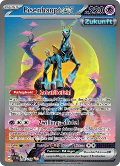 Pokémon-Karte Eisenhaupt-ex 206/162