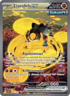 Pokémon-Karte Eisenfels-ex 207/162