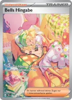 Pokémon-Karte Bells Hingabe 209/162