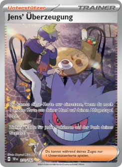 Pokémon-Karte Jens' Überzeugung 211/162