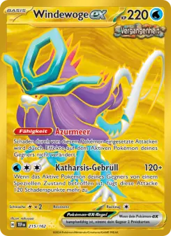 Pokémon-Karte Windewoge-ex 215/162