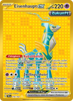 Pokémon-Karte Eisenhaupt-ex 216/162