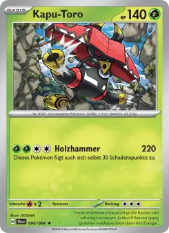 Pokémon-Karte Kapu-Toro 006/064