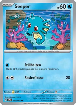 Pokémon-Karte Seeper 010/064