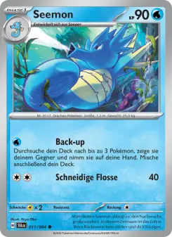 Pokémon-Karte Seemon 011/064