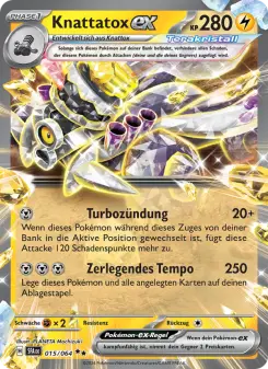 Pokémon-Karte Knattatox-ex 015/064