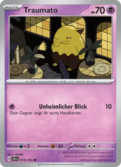 Pokémon-Karte Traumato 016/064